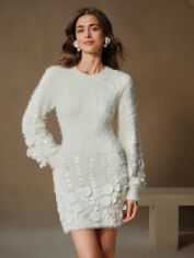 Акція на Сукня жіноча SHEIN GD-00219859 XL Кремова від Rozetka