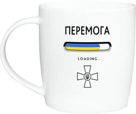 Акція на Фарфорова чашка Kvarta Перемога 360 мл в подарунковій коробці (1975) від Rozetka