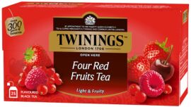 Акція на Чорний чай Twinings 4 червоні фрукти 25 пакетиків по 2 г від Rozetka