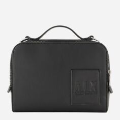 Акція на Сумка крос-боді через плече чоловіча зі штучної шкіри Armani Exchange 9526714F86900020 Чорна від Rozetka