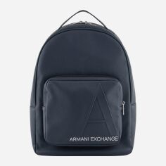 Акція на Рюкзак чоловічий 17 л вміщує формат А4 Armani Exchange 9526764F87400035 Синій від Rozetka