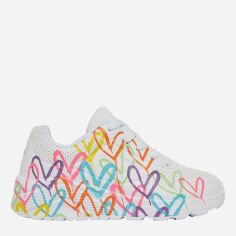 Акція на Підліткові кросівки для дівчинки Skechers 314064L-WMN 35 Білі від Rozetka