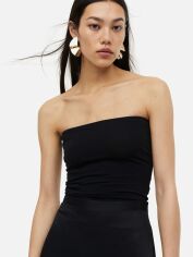Акція на Топ жіночий H&M 1177061001c26 XS Чорний від Rozetka