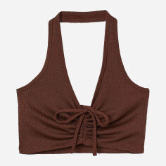 Акція на Топ жіночий H&M XAZ352055KLKE S Коричневий від Rozetka