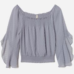Акція на Блузка жіноча H&M Divided XAZ173108VCMG 32 Сіра від Rozetka