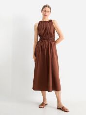 Акція на Сукня міді літня жіноча C&A GD-00188841 40 Коричнева від Rozetka