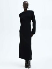 Акція на Сукня довга літня жіноча H&M 1208423001c26 XL Чорна від Rozetka