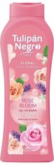 Акція на Парфумований гель для душу Tulipan Negro Floral Квітка троянди 650 мл від Rozetka