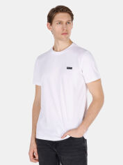Акція на Футболка бавовняна довга чоловіча Colin's CL1073094WHT 2XL White з принтом від Rozetka