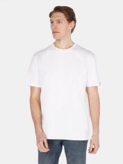 Акція на Футболка бавовняна довга чоловіча Colin's CL1073378WHT 2XL White від Rozetka