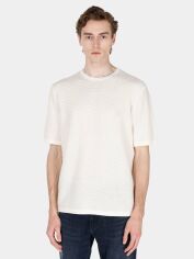 Акція на Футболка довга чоловіча Colin's CL1073996OFW XL Off White від Rozetka
