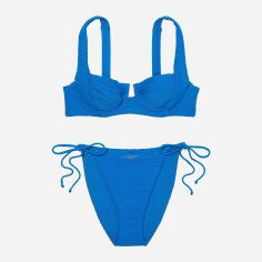 Акція на Роздільний купальник жіночий Victoria's Secret 721895026 36C/L Синій від Rozetka