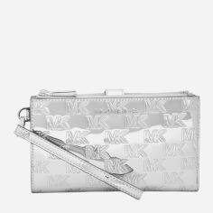 Акція на Гаманець жіночий для карток Michael Kors 285846286 Сріблястий від Rozetka