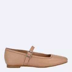 Акція на Жіночі балетки зі шкіри Calvin Klein 97958751 39 Бежеві від Rozetka