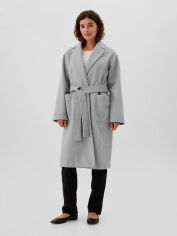 Акція на Пальто осіннє довге жіноче GAP 922896678 2XL Сіре від Rozetka