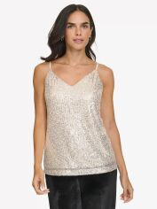 Акція на Топ жіночий Calvin Klein 924872907 S Бежевий ( 1159837622) від Rozetka