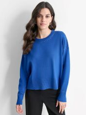 Акція на Джемпер жіночий Donna Karan NY (DKNY) 666835482 XL Синій ( 1159837391) від Rozetka
