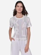 Акція на Футболка жіноча Karl Lagerfeld 508231605 XL Молочна ( 1159837576) від Rozetka