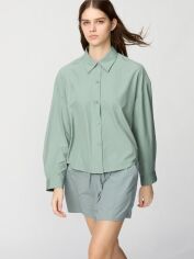 Акція на Сорочка жіноча Uniqlo 393803040 S Зелена ( 1159837440) від Rozetka
