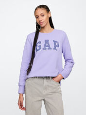 Акція на Світшот на флісі жіночий GAP 207968428 L Фіолетовий від Rozetka