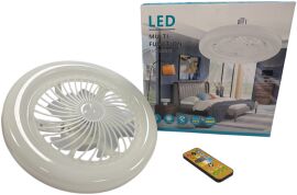 Акція на Лампа-вентилятор XoKo LED Fan Light 001 від Rozetka