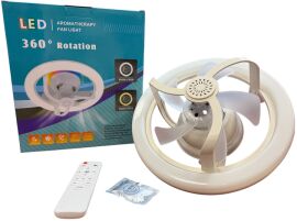 Акція на Лампа-вентилятор XoKo LED RGB Fan Light 100 Aroma від Rozetka