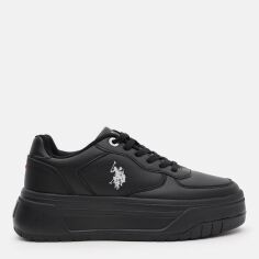 Акція на Жіночі снікери U.S. Polo Assn 4W,Elfy Glb 4Pr 101742582 38 Чорні від Rozetka