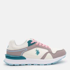 Акція на Жіночі кросівки U.S. Polo Assn 4M,Martin Wmn Glb 4Fx 101530467 38 Бежеві/Фіолетові від Rozetka