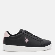 Акція на Жіночі снікери U.S. Polo Assn 4W,Tibet Pu Wmn Glb 4Pr 101740888 38 Чорні від Rozetka