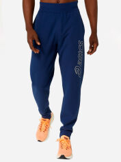 Акція на Спортивні штани чоловічі ASICS Logo Sweatpant 2031E189-404 S Сині від Rozetka