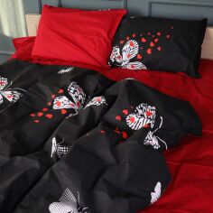 Акція на Комплект постільної білизни MirSon King Size 220х240 см 17-0753 Butterfly Bliss Бязь від Rozetka