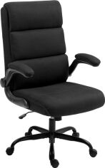 Акція на Крісло GT RACER B-3041 Fabric Black від Rozetka