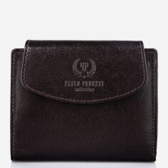 Акція на Гаманець жіночий шкіряний Paolo Peruzzi T-12 Темно-коричневий від Rozetka