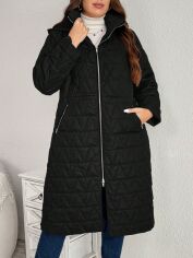 Акція на Пальто жіноче SHEIN GD-00203536 3XL Чорне від Rozetka
