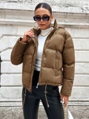 Акція на Куртка зимова жіноча SHEIN GD-00209448 S Рожева від Rozetka