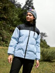 Акція на Куртка зимова жіноча SHEIN GD-00206818 L Синя від Rozetka