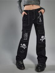 Акція на Джинси жіночі SHEIN GD-00212152 L Чорні від Rozetka