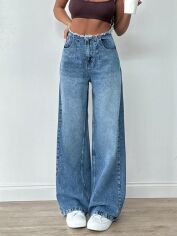 Акція на Джинси Baggy жіночі SHEIN GD-00195506 38 Сині від Rozetka