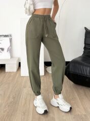 Акція на Джинси Джогери жіночі SHEIN GD-00195773 40 Хакі від Rozetka