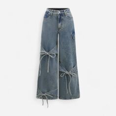 Акція на Джинси Кльош жіночі SHEIN GD-00210464 XXS Сині від Rozetka