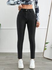 Акція на Джинси жіночі SHEIN GD-00228231 S-Petite Сірі від Rozetka