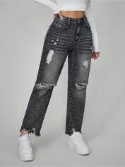 Акція на Джинси жіночі SHEIN GD-00211446 M-Petite Чорні від Rozetka