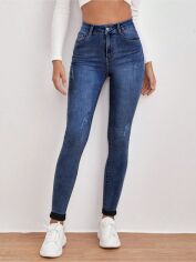Акція на Джинси жіночі SHEIN GD-00218753 L Сині від Rozetka