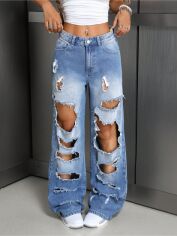 Акція на Джинси жіночі SHEIN GD-00218761 30 Сині від Rozetka