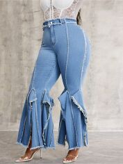 Акція на Джинси жіночі SHEIN GD-00219079 0XL Сині від Rozetka