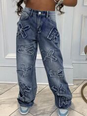 Акція на Джинси жіночі SHEIN GD-00220779 S Темно-сині від Rozetka