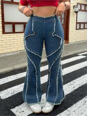 Акція на Джинси жіночі SHEIN GD-00210724 0XL Сині від Rozetka