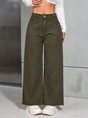 Акція на Джинси Кльош жіночі SHEIN GD-00209711 S Зелені від Rozetka