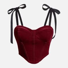 Акція на Топ жіночий SHEIN GD-00225124 S Червоний від Rozetka