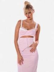 Акція на Топ жіночий SHEIN GD-00206427 XS Рожевий від Rozetka